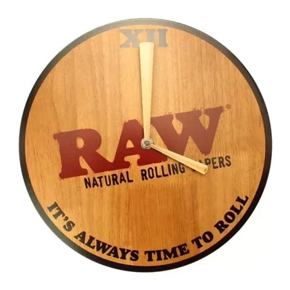 Raw Wall Clock - Vape Store