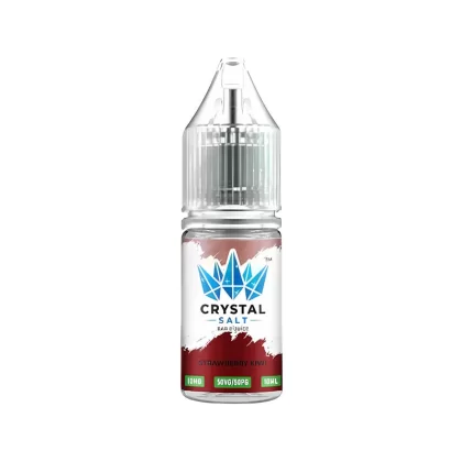 WGA Crystal Strawberry Kiwi Saltnic Vape Juice - 10 Pack - 20mg