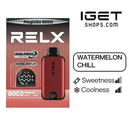Relx Magicgo i8000 Watermelon Chill - Ozvapeone (65CFA7)