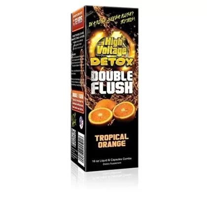 High Voltage Detox – Double Flush - Flavor#Acai Grape>Blazin’ Cherry>Blueberry>Lemon Lime>Pomegranate>Tropical Orange>Watermelon