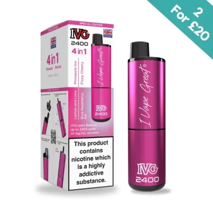 Special Edition – IVG 2400 4-in-1 reloaded Pre-Filled Kit