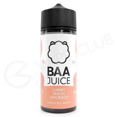 Cherry Peach Lemonade Shortfill E-Liquid by Baa Juice 100ml - Ecigpremium
