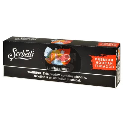 Serbetli Premium Hookah Tobacco 10 packs of 50g Ice Grapefruit