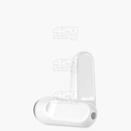 RAE | Flat Vape Mouthpiece for Hand Press Ceramic Cartridges | White Ceramic – Hand Press – 3600 Count