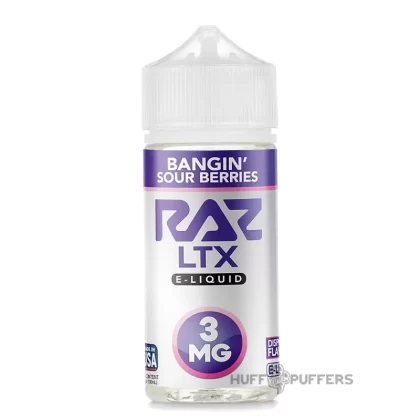 Raz LTX – Bangin’ Sour Berries 100mL - Vape Product, Vape Product