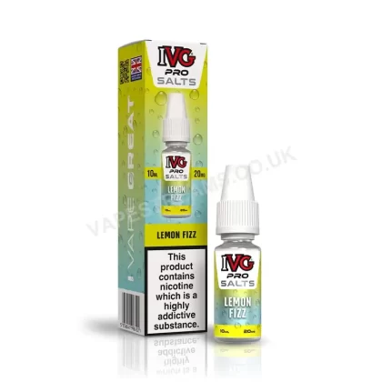 IVG Pro Lemon Fizz Nic Salt E-Liquid - Vapestreams Co