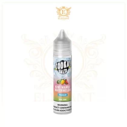 ZOOKA KIWI MANGO WATERMELON FREEZE SALT 60ML ELIQUID