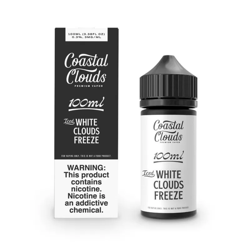 Coastal Clouds Iced White Clouds Freeze 100ML - Vape Product, Vape Product