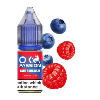 Blue Sour Razz Ox Passion Nic Salt E-Liquid by Oxva