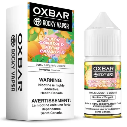 Rocky Vapor Oxbar E-Liquids – Peach Canada D - Strength#20mg