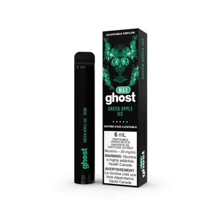 GHOST MAX 2000 – GREEN APPLE ICE
