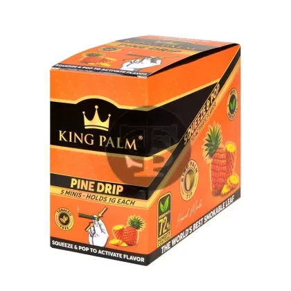 King Palm Rolls Minis Pine Drip 15 Packs of 5
