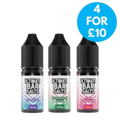 10mg Ultimate Bar Salts 10ml Nic Salts (50VG/50PG) - Vape Co