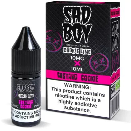 Sadboy Custard Cookie Nic Salt Vape Juice - 10 Pack - 20mg