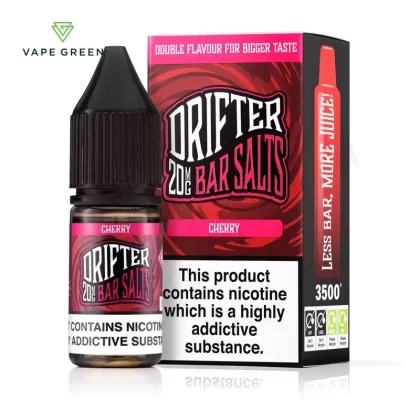 Cherry Nic Salt E-Liquid by Drifter Bar Salts - Eliquidsupply