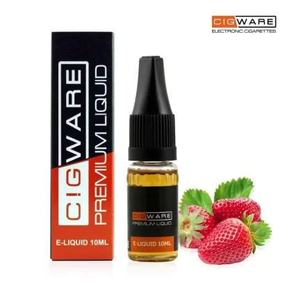 Cigware e-Liquid – Strawberry 0mg 10ml Bottle | Cigee