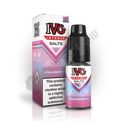 Strawberry Ice by IVG Intense Salts - Nicotine Strength#10mg>20mg