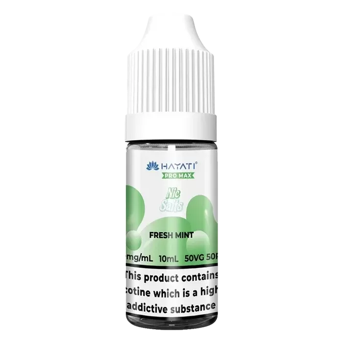 Hayati Pro Max Fresh Mint Nic Salt Vape Juice - Strength#10mg>20mg