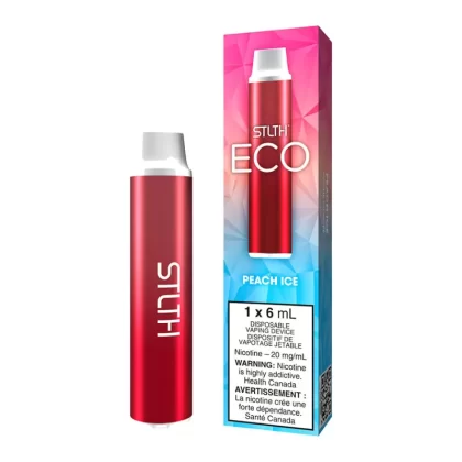 STLTH ECO Disposable Vape Device - Peach Ice - 20mg/ml