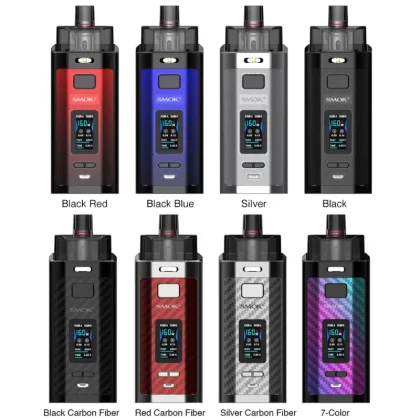 SMOK RPM160 Dual 18650 Pod Mod Kit 160W 7.5ml - Silver Carbon Fiber