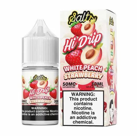 Hi-Drip Salt Nic Premium E-Liquid 30ml - Mango Lemonade / 20mg - Vapeciga - Image 3
