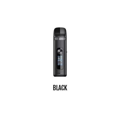 Uwell Crown X POD Kit [Crc] - Color#MATTE BLACK>INK BLUE (D2A3EE)