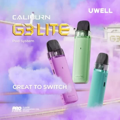 Uwell Caliburn G3 Lite Pod Kit - Mint Green - Skullvaping