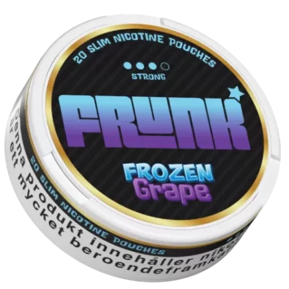 Frunk Slim Frozen Grape, All White 9mg