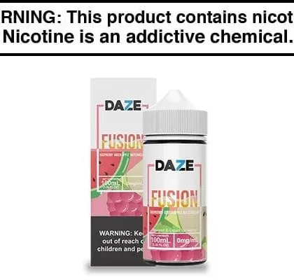RASPBERRY GREEN APPLE WATERMELON BY 7 DAZE FUSION 100ML - Vapejuice