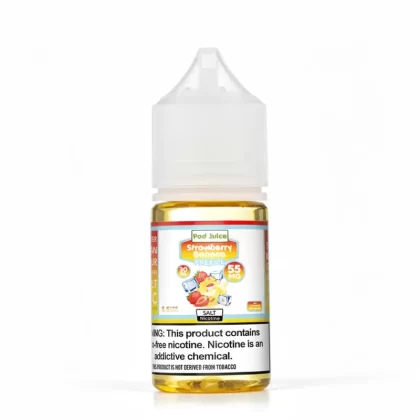 Pod Juice Strawberry Banana Freeze Nic Salt 50/50 30ml - Vape Product, Vape Product