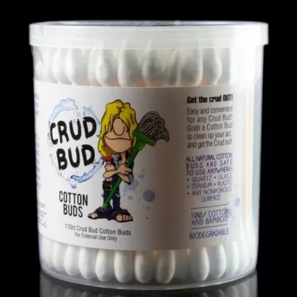 Crud Bud Cotton Swabs Tips – 110 Pack
