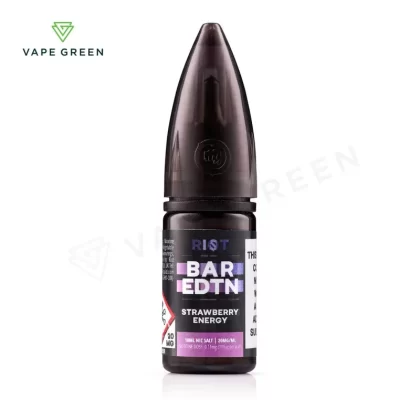 Strawberry Energy Nic Salt E-Liquid by Riot BAR EDTN