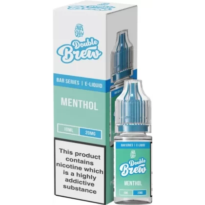 OHM BREW DOUBLE BREW MENTHOL 10ML NIC SALT E-LIQUID - Strength#5MG>10MG>20MG
