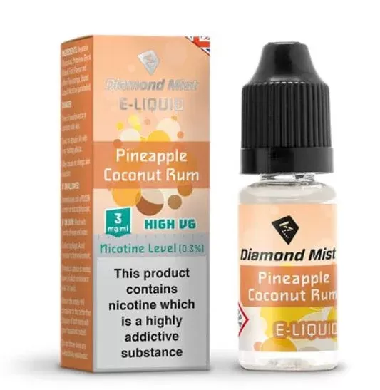 Pineapple Coconut Rum Flavour 10ml – Diamond Mist