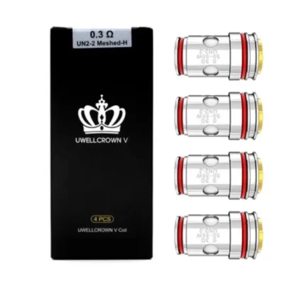 UWELL Crown V Replacement Coil (4pcs) - UN2-3 Meshed 0.2 ohm