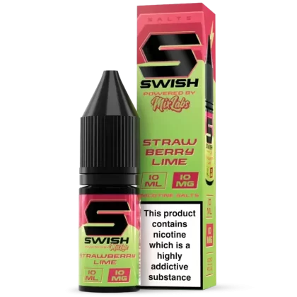 Swish X Mix Labs Strawberry Lime 10ml Nic Salt