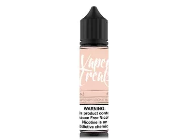 Strawberry Cookie Butter by Vaper Treats 60mL Series - TF-Nic 0mg, TF-Nic 2MG