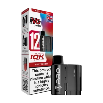 Fizzy Cherry IVG Pro 12 Refill Pack - 20mg