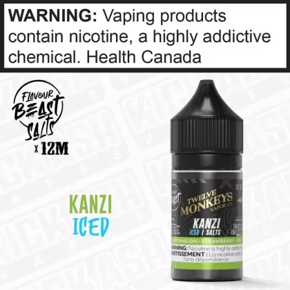 Kanzi Iced Flavour Beast x 12 Monkeys Salts