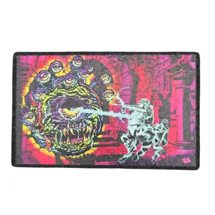 VGoodiEZ Crohnabist Designed Moodmat- Series 5, Slide #4 “Beholder & Stoner” (5×8) by Moodmats