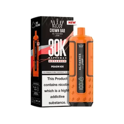 Al Fakher 30K Hypermax Prefilled Pod Kit Peach Ice - Strength#20mg