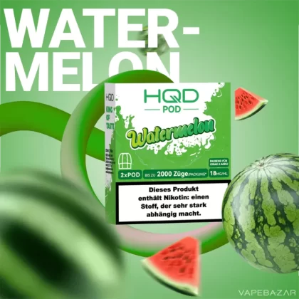 HQD Cirak 2 Pods – Watermelon - HQD Cirak / Nein / 2ml / 18mg/ml