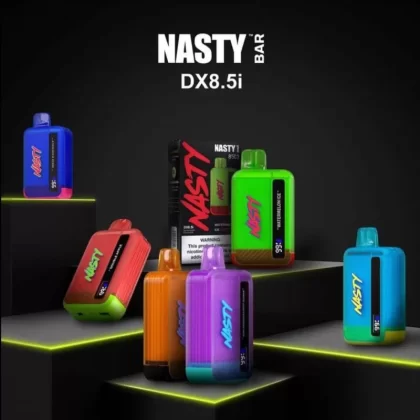 Nasty Bar Rechargeable Disposable Vape (8500 Puffs) - 20 mg / Watermelon Ice