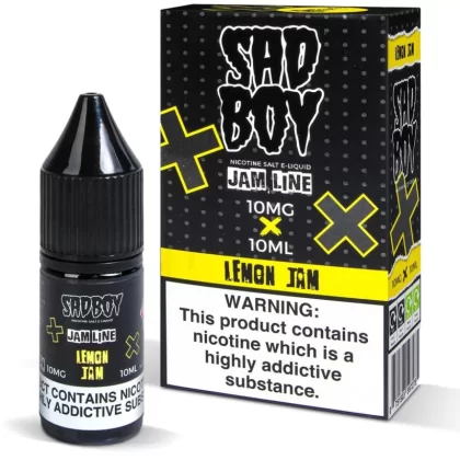 Sadboy Lemon Jam Nic Salt Vape Juice - 10 Pack