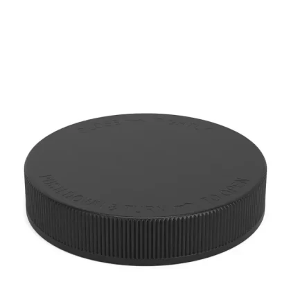 Child Resistant | Ribbed Push Down & Turn Plastic Caps - Vape Store