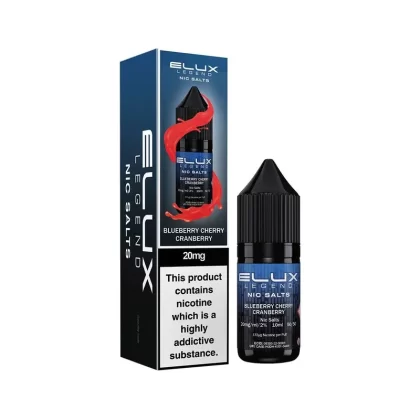 Blueberry Cherry Cranberry Nic Salt E-Liquid by Elux Legend - Strength#10mg>20mg