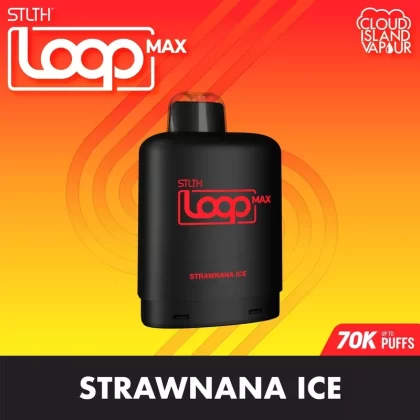 STLTH LOOP MAX 70K Pod Pack – Strawnana Ice