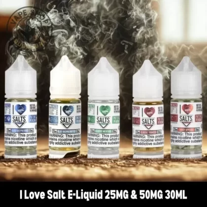 I Love Salt E-Liquid 25MG & 50MG 30ML - Blue Raspberry, Blue Raspberry Ice; Vape Product, Vape Product