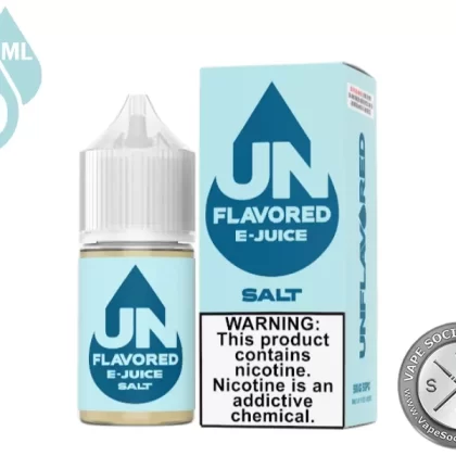 UNflavored E-Juice Salt 30ml - Vape Product, Vape Product
