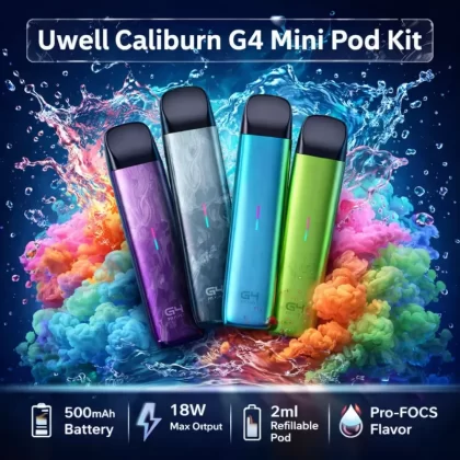 Uwell Caliburn G4 Mini Pod Kit - Phoenix Purple / 1.2ohm (3ml)